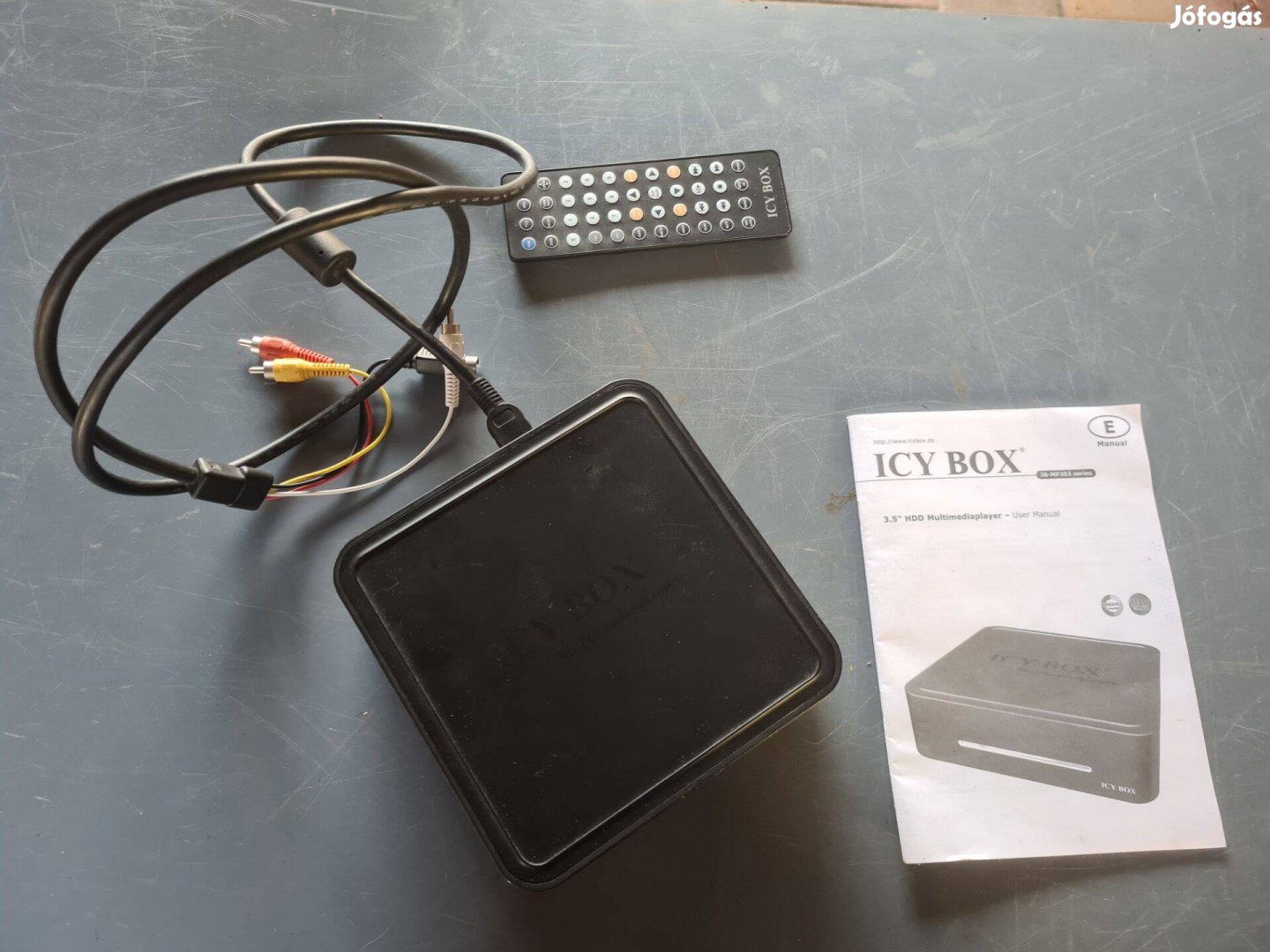 Icy box multimedia player / 3, 5 col, IB-MP303 / médialejátszó