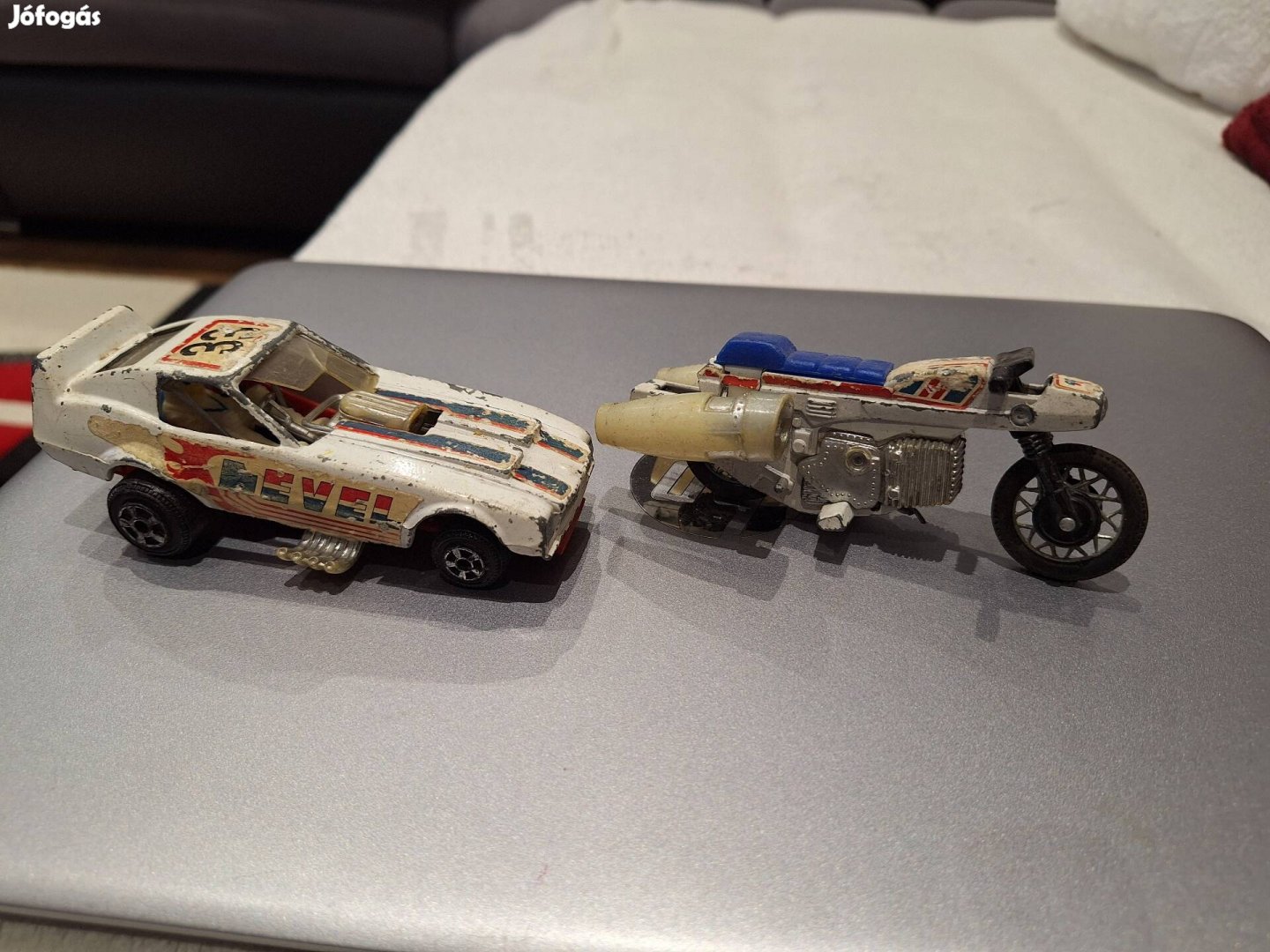 Ideal Evel Knievel Funny car, Jet bike