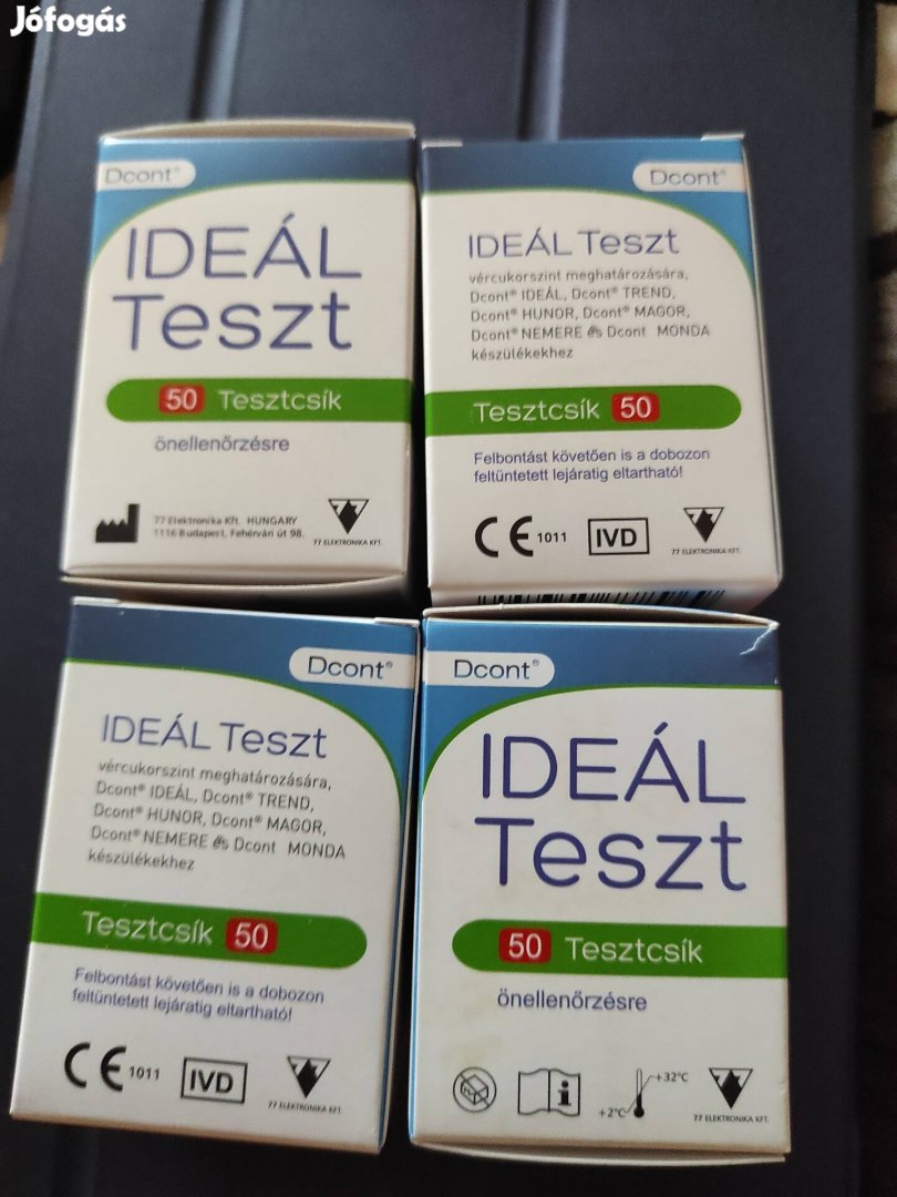 Ideál teszt csík bontatlan 3 doboz