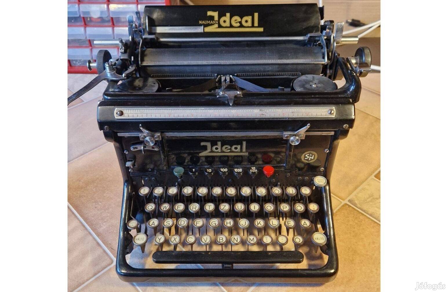 Ideal típusú antik irodai írógép eladó