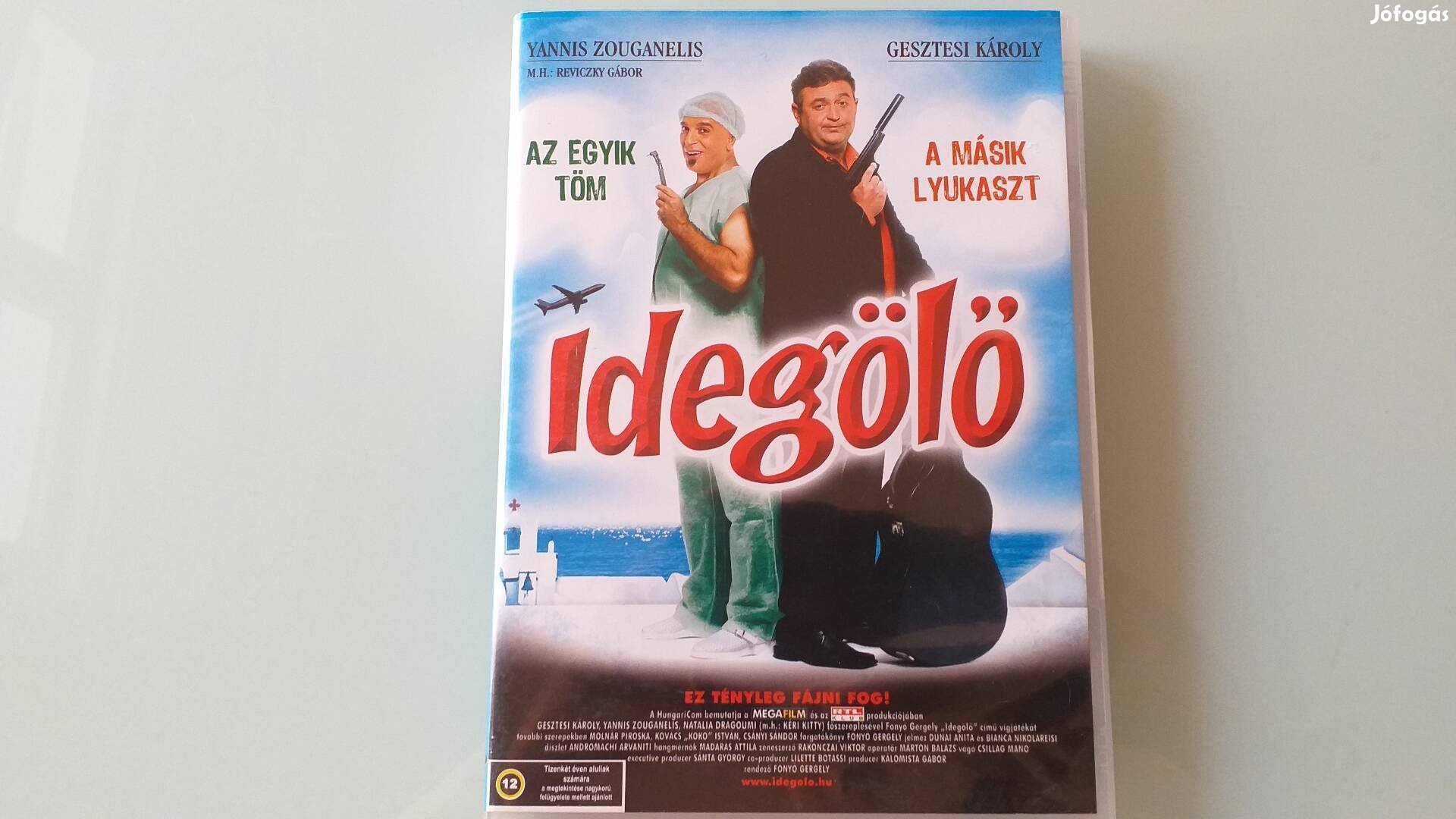 Idegölő krimi/vígjáték DVD-Gesztesi Károly