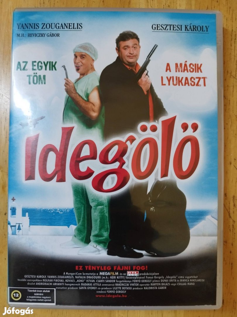 Idegölő újszerű dvd Gesztesi Károly 