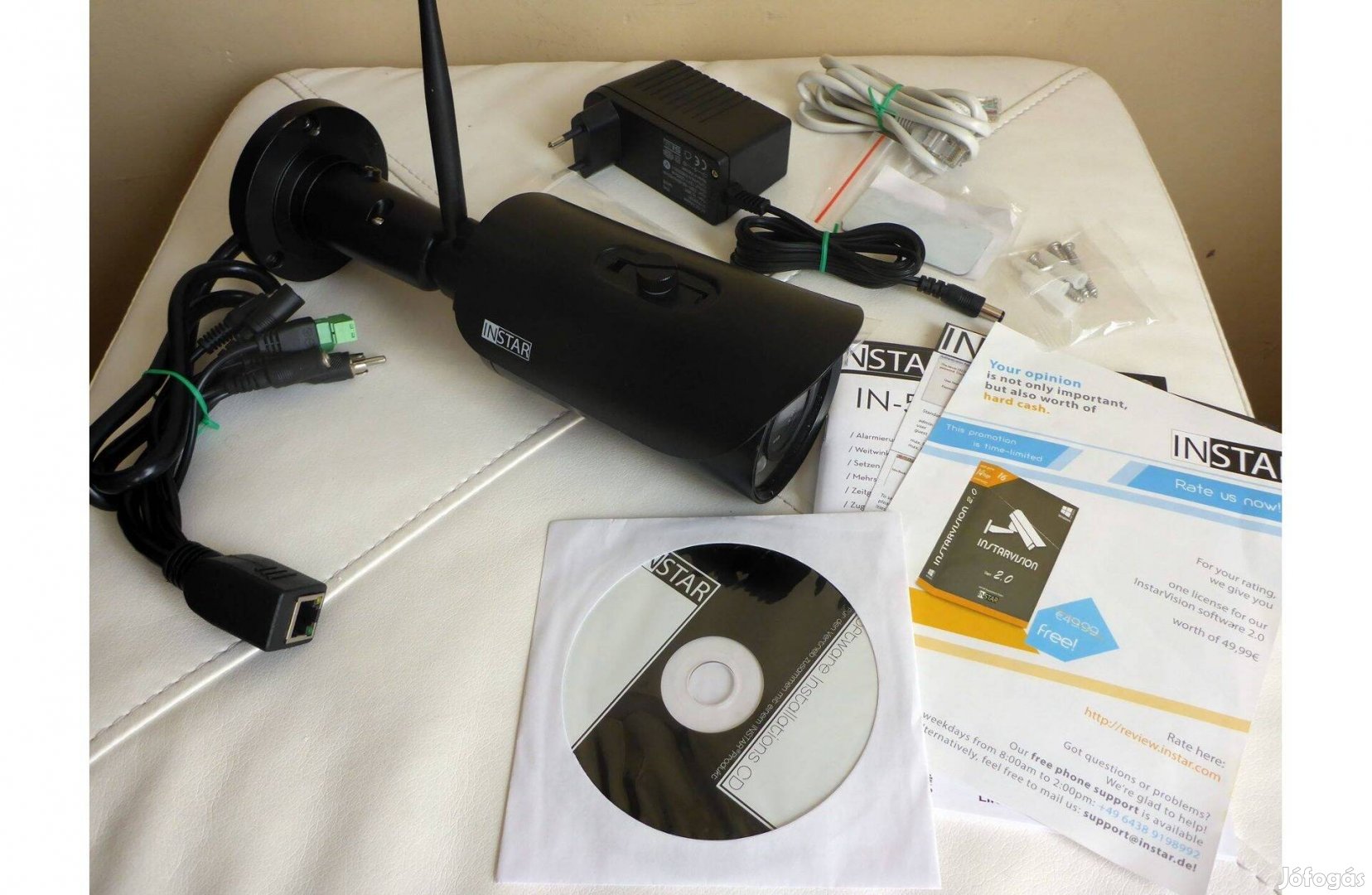 Időjárásálló vezetéknélküli HD PnP IP kamera 8GB SD - Instar IN-5905HD