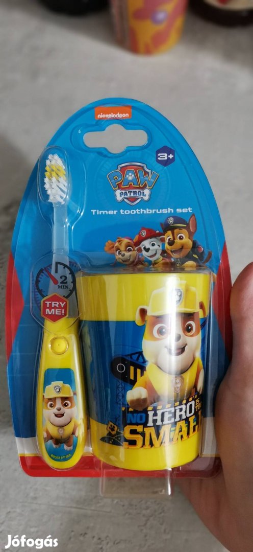 Időmérős fogkefe mancs őrjárat Rubble, paw patrol 