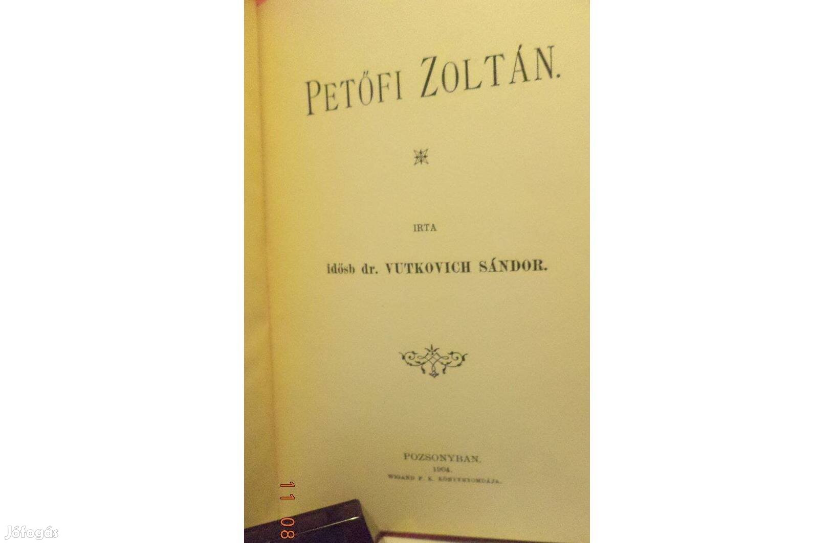 Idősb Dr. Vutkovich Sándor Petőfi Zoltán
