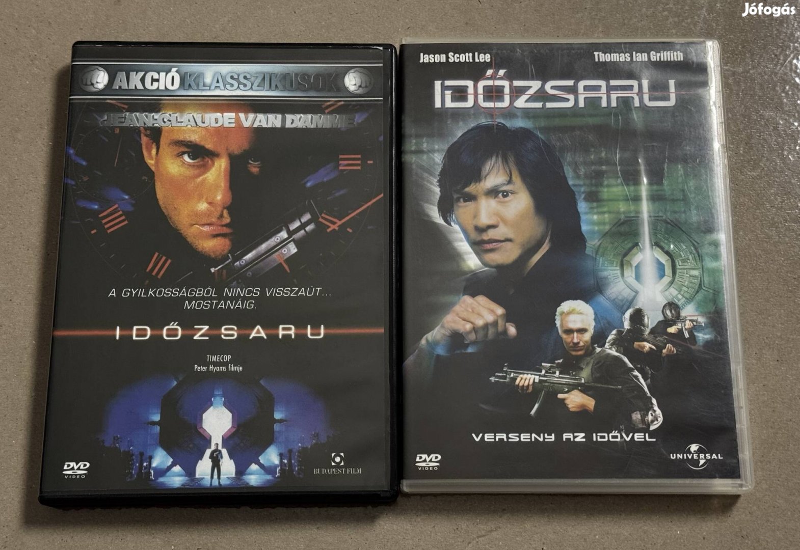 Időzsaru 1,2rész dvd