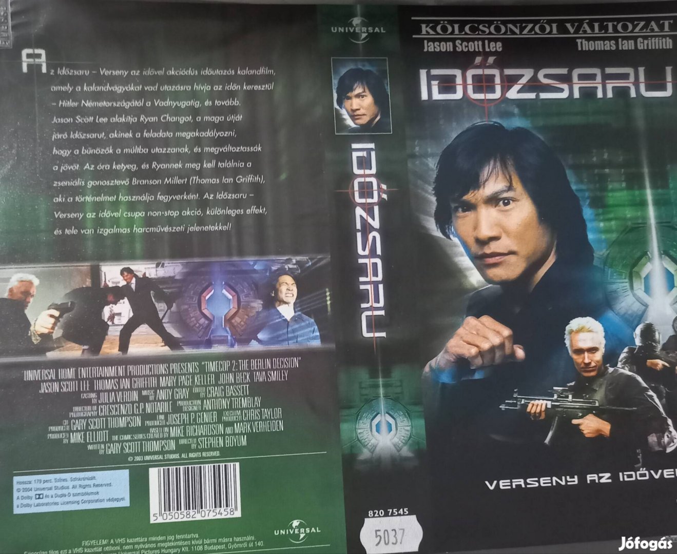 Időzsaru 2. - sci-fi vhs