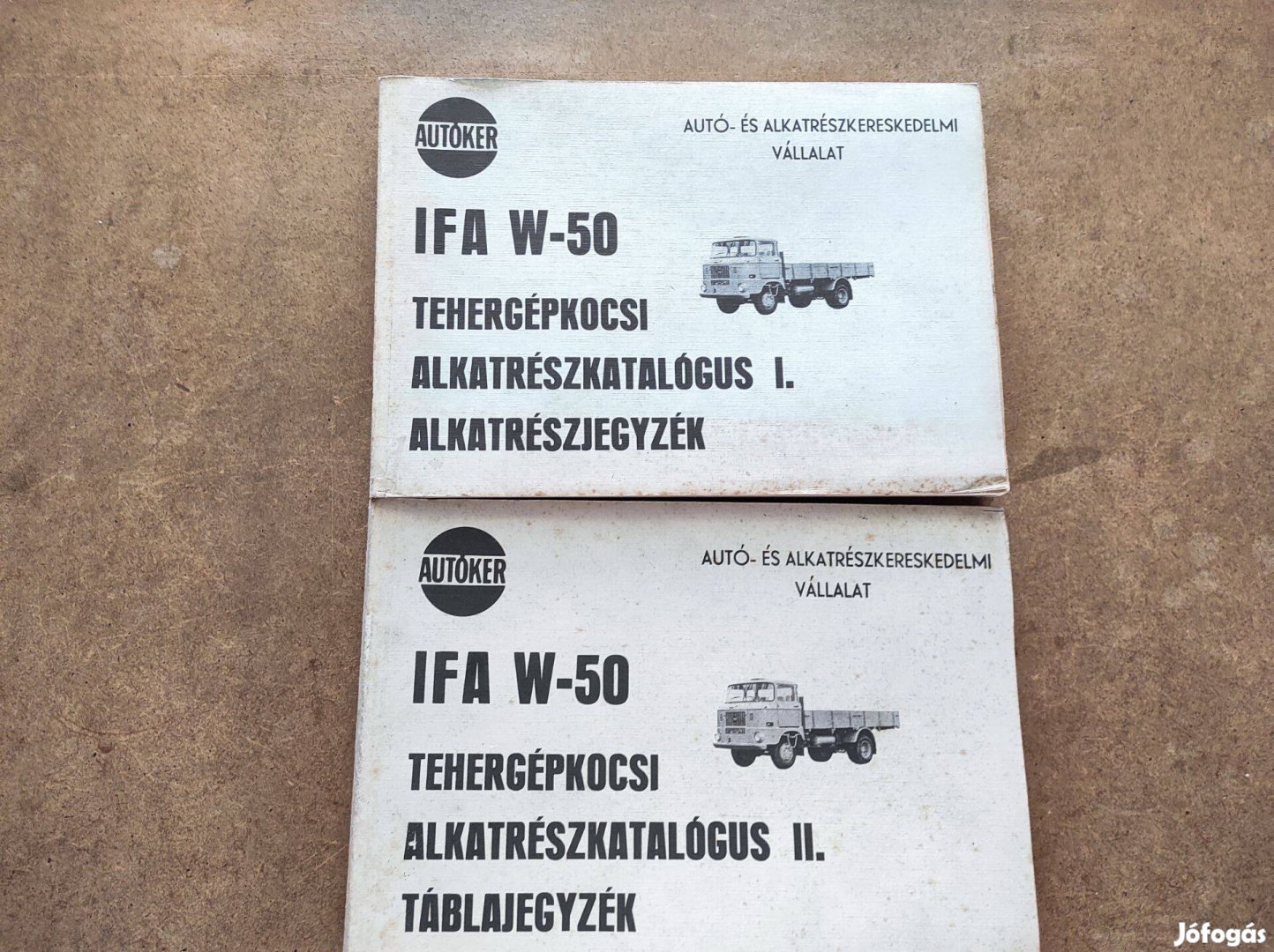 Ifa W 50 alkatrészkatalógus I.II