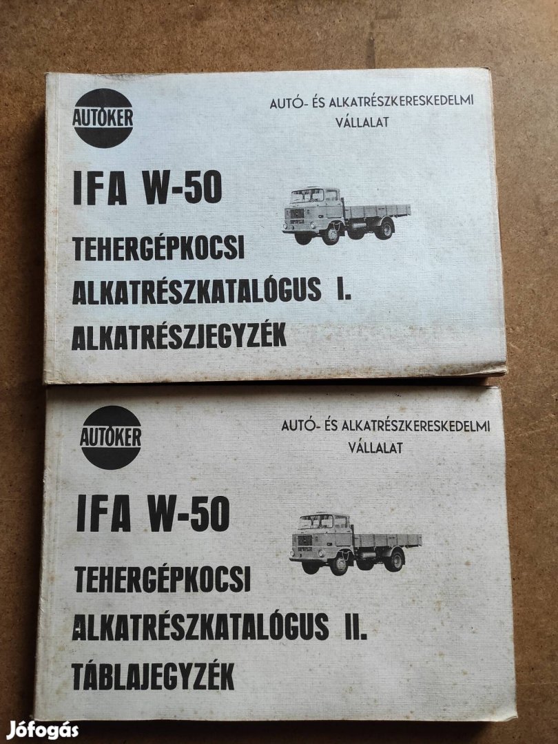 Ifa W 50 alkatrészkatalógus I.II