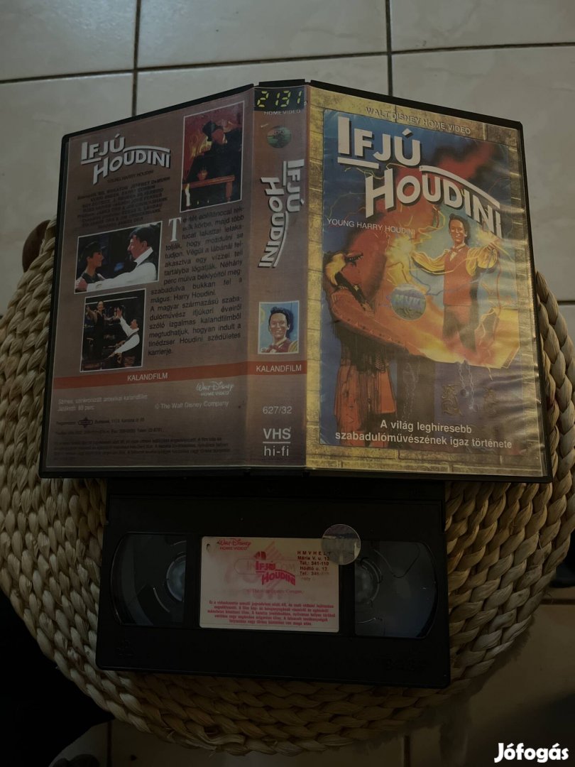 Ifjú Houdini vhs m  film