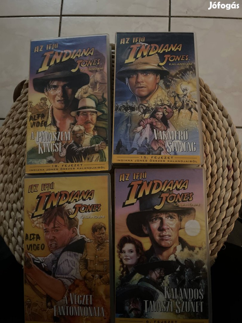 Ifjú Indiana jones pakk vhs film