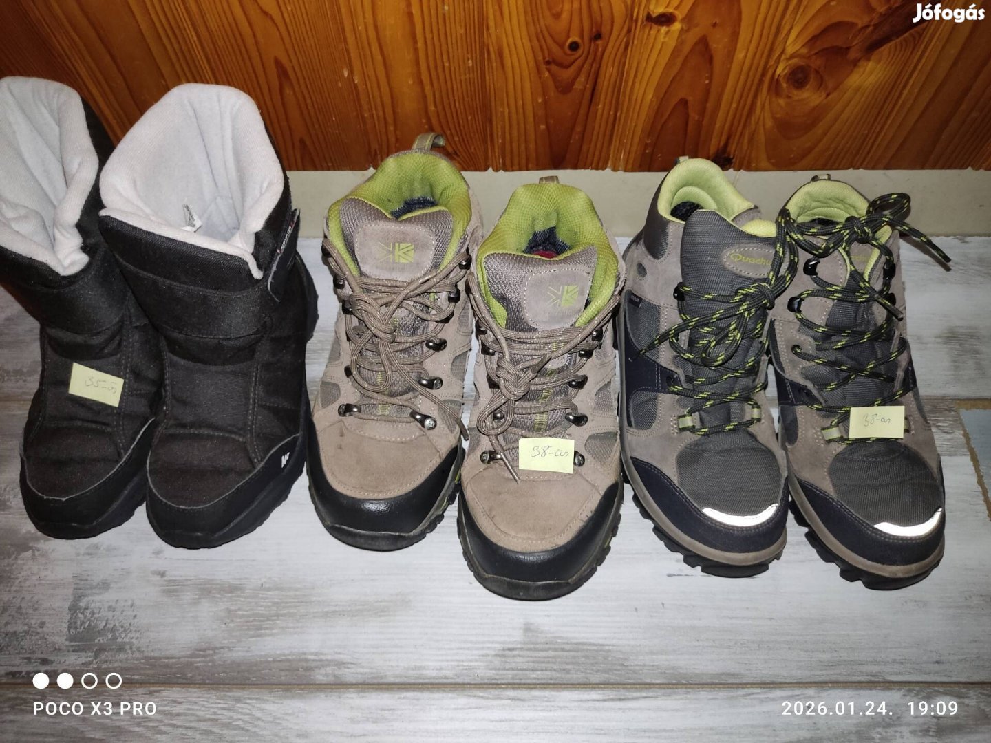 Ifjúsági magasszárú cipő, sportcipő