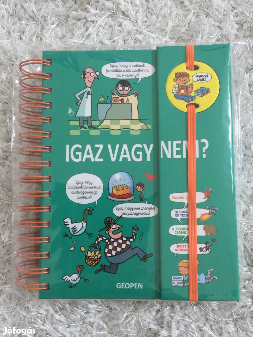 Igaz vagy nem? gyermek ismeretterjesztő könyv