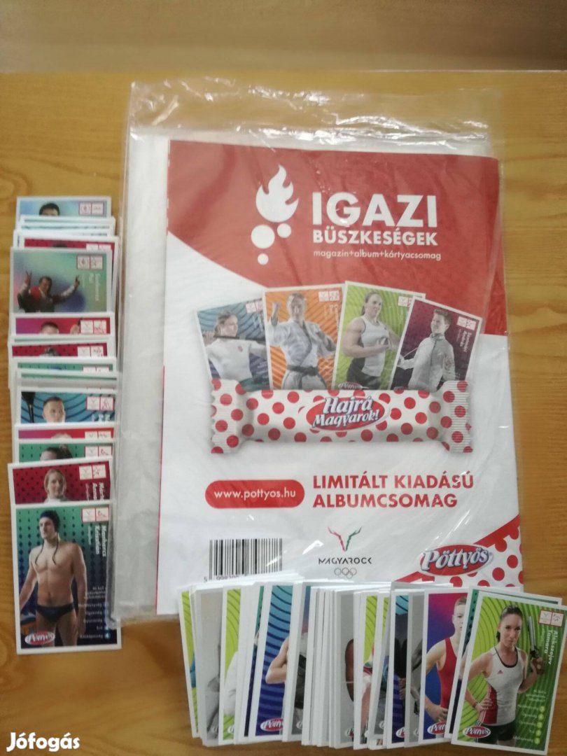 Igazi büszkeségek Olimpiai kártyasor+album