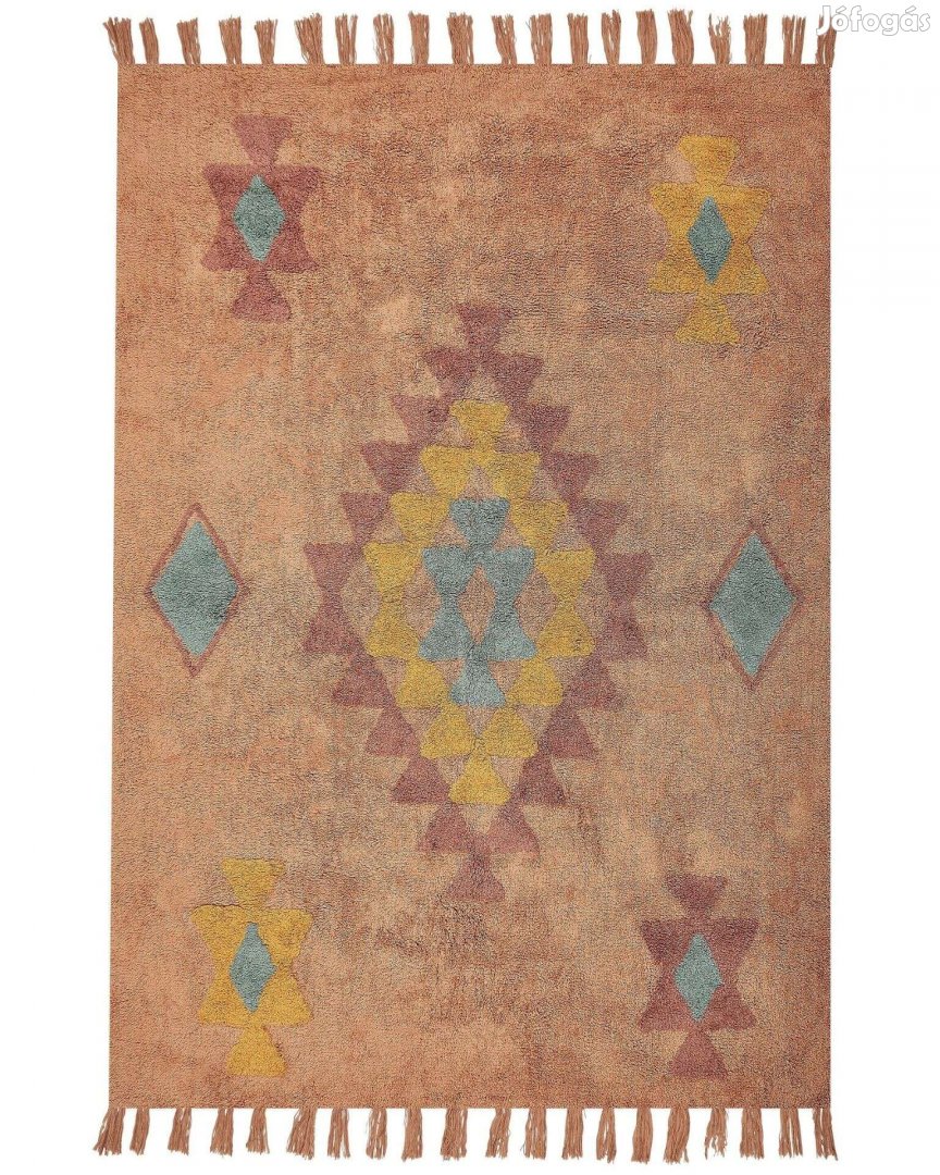 Igdir pamut szőnyeg 160 x 230 cm narancssárga 22088
