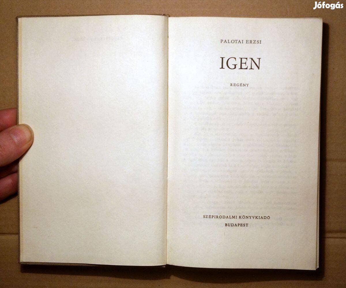 Igen (Palotai Erzsi) 1971 (8kép+tartalom)