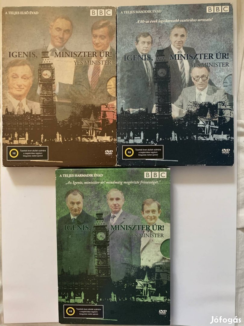 Igenis miniszter úr 1,2,3évad dvd