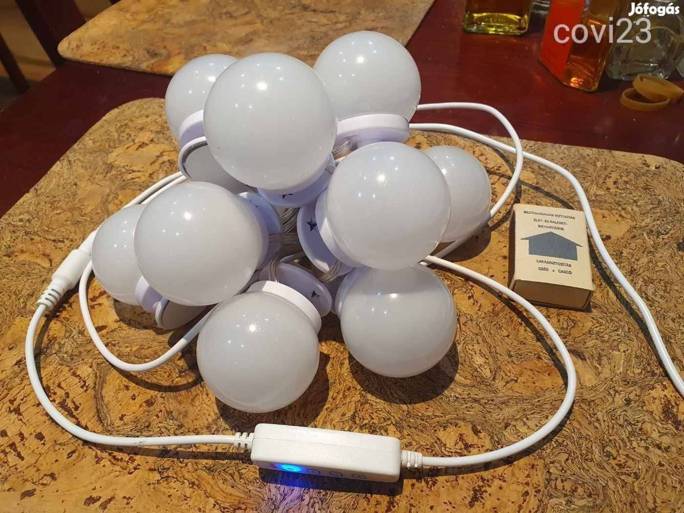 Igényes állítható színű erejű új ledes öntapadós fényfüzér