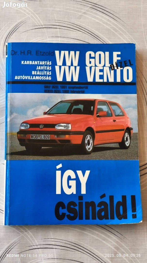 Így csináld VW Golf,Vento kézikönyv