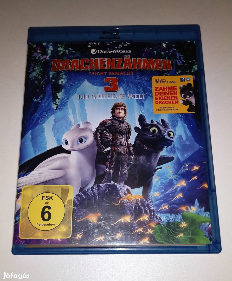 Így neveld a sárkányodat 3. Animációs Blu-ray Film - Angol!