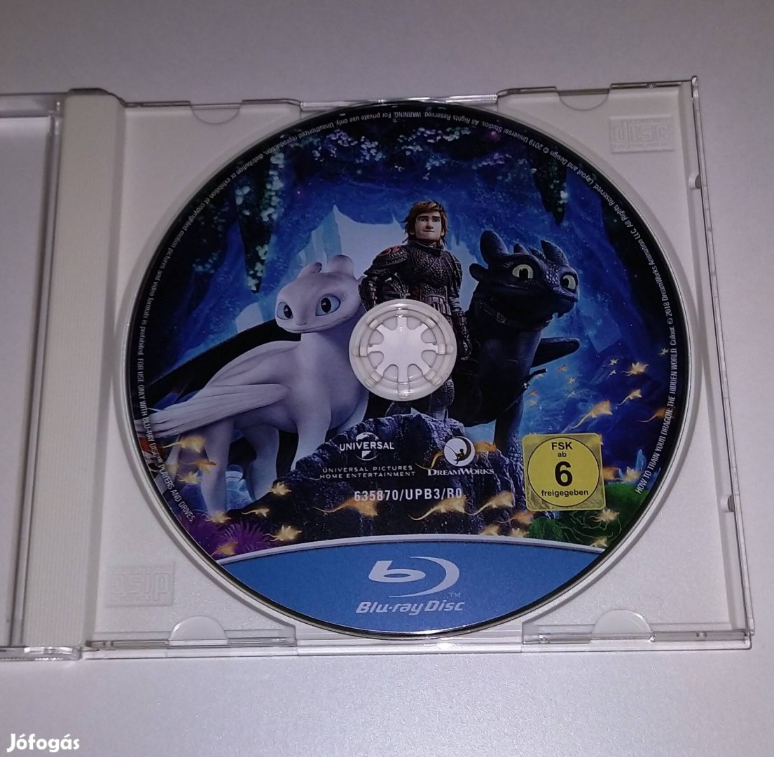 Így neveld a sárkányodat 3. Animációs Blu-ray Film - Angol!