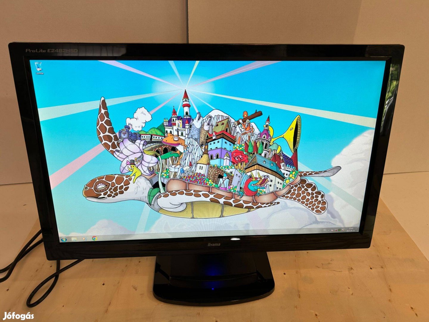 Iiyama Prolite E2482HSD 24 Full HD monitor DVIVGA, hibátlan