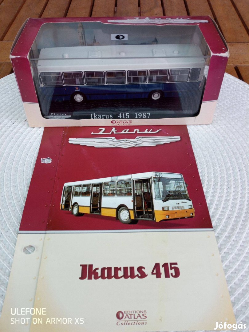 Ikarus 415 BKV 1987 ATLAS Editions Collections 1:72 leírással