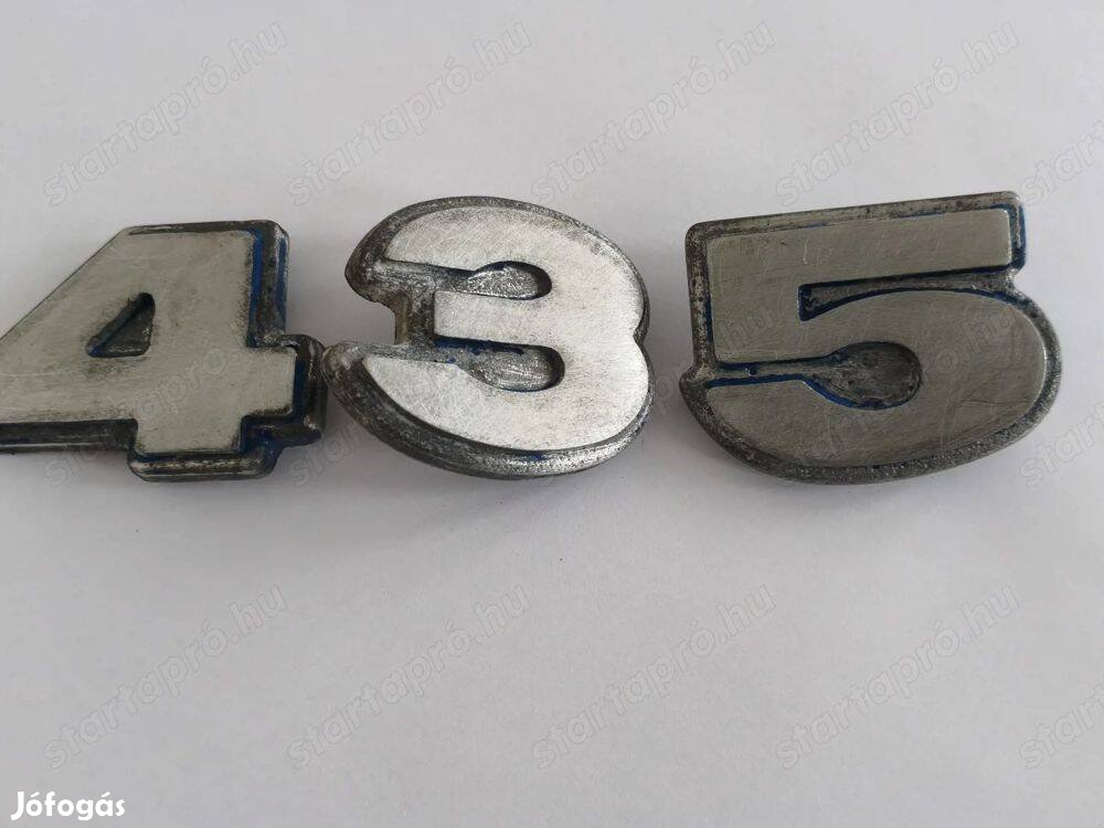 Ikarus 435 embléma logo felirat szám típusjelzés