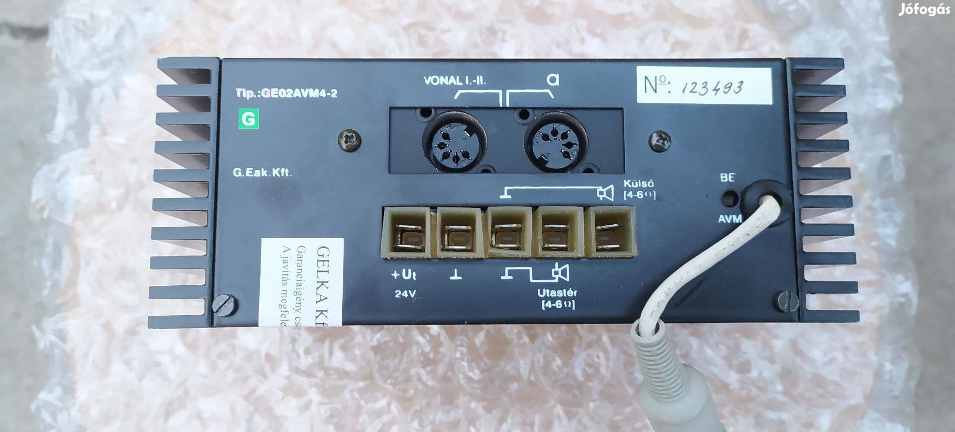 Ikarus busz új erősítő GE 02 AVM 4-2 Új 24V