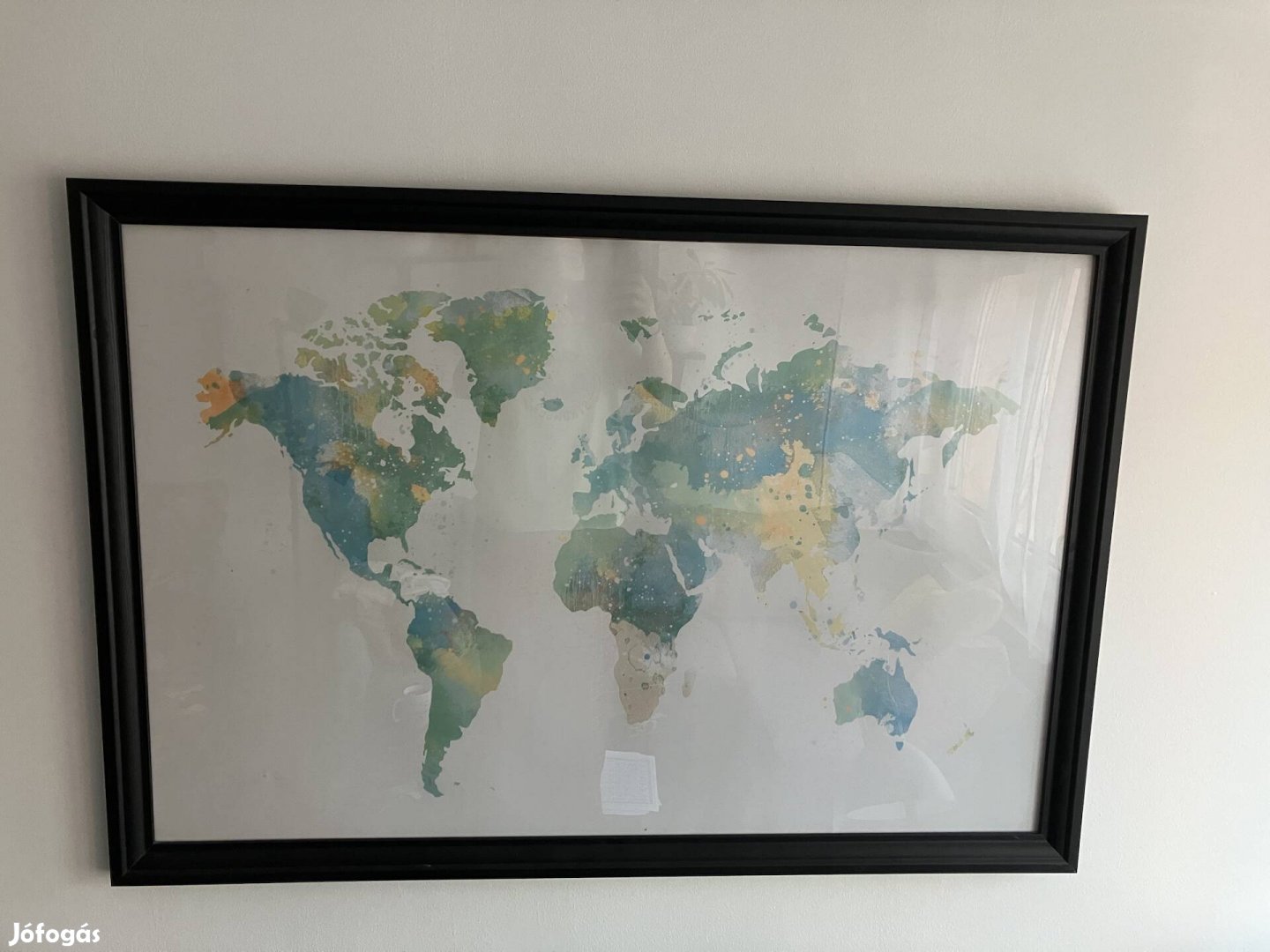 Ikea 61x91 cm képkeret világtérkép poszter