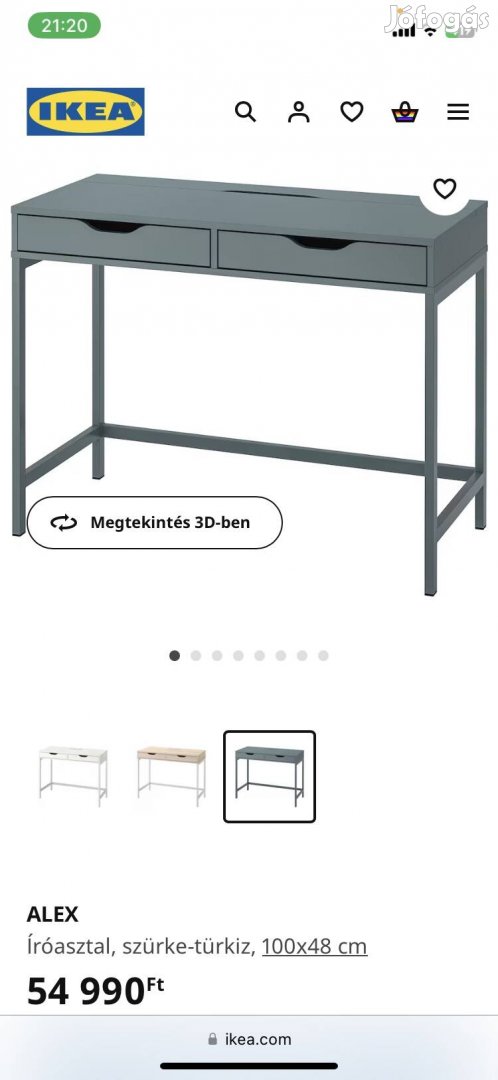 Ikea Alex íróasztal