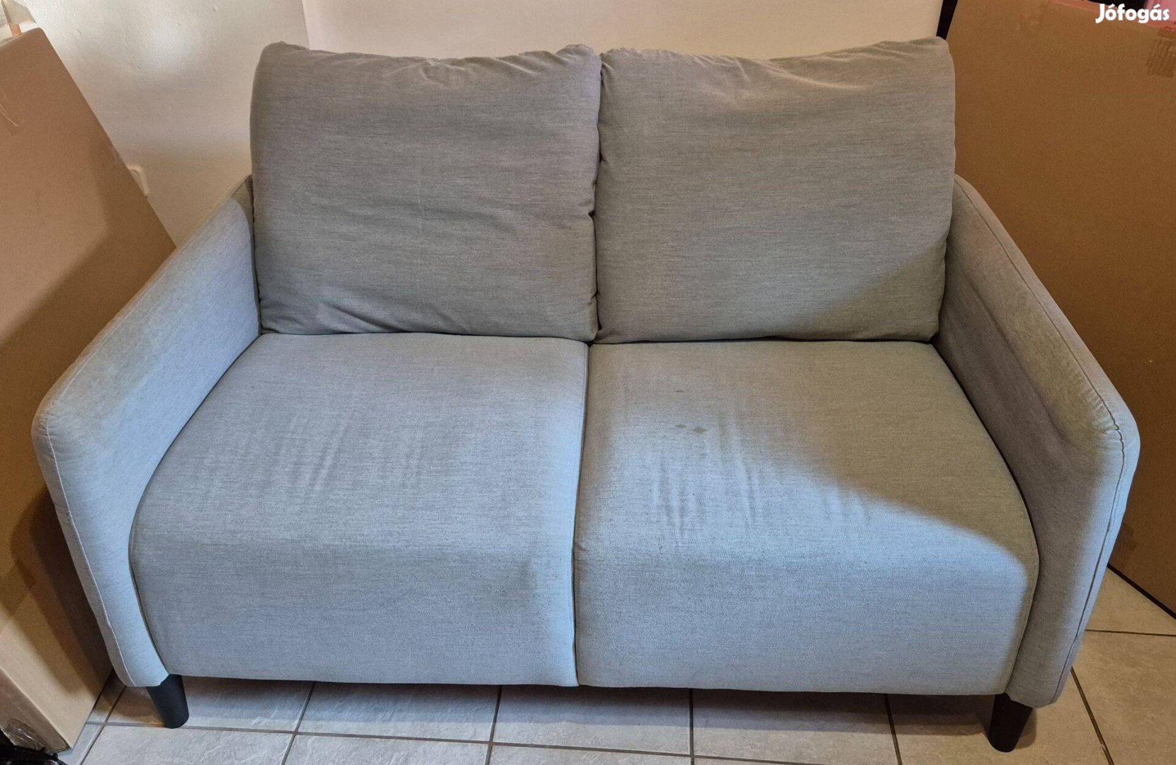 Ikea Angersby kanapé Knisa világosszürke szürke