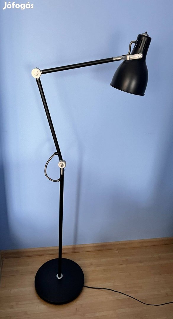 Ikea Aröd Álló- / olvasólámpa, fekete antracit színű