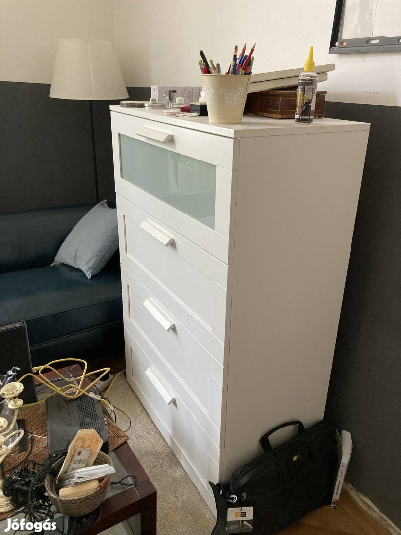 Ikea Brimnes 4 fiókos komód/szekrény
