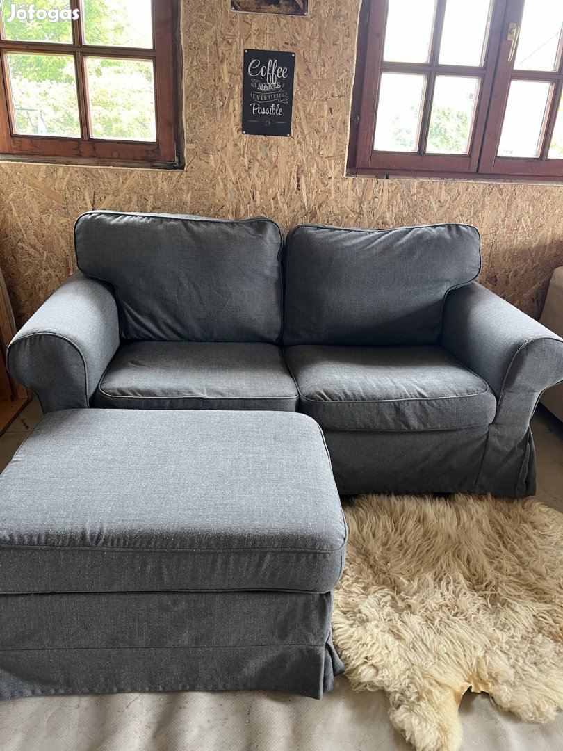 Ikea Ektorp 2 személyes kanapé+lábtartó