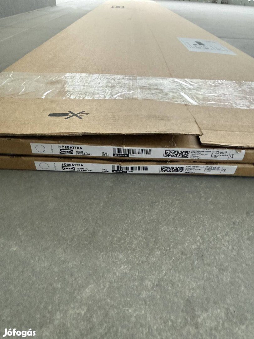 Ikea Förbttra 405.678.40 Magasfényű Fehér Takarólap 39x240cm