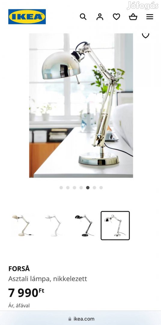 Ikea Forsa íroasztali lámpa
