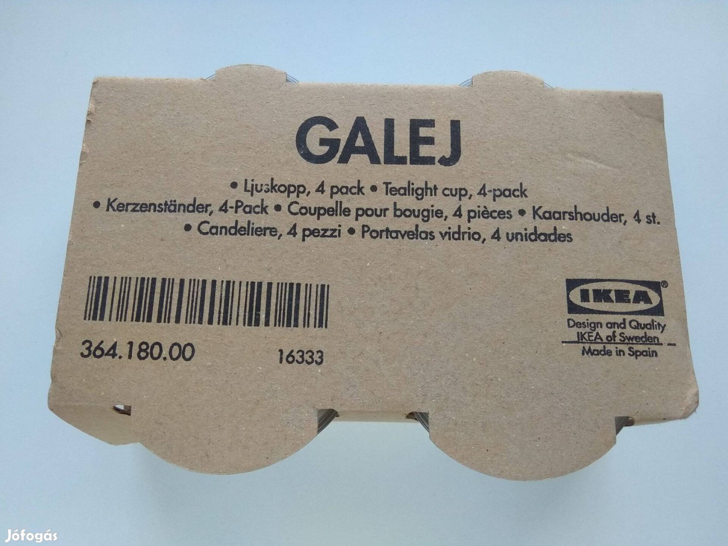 Ikea Galej tea mécses tartó 4 db 364.180.00 bontatlan új