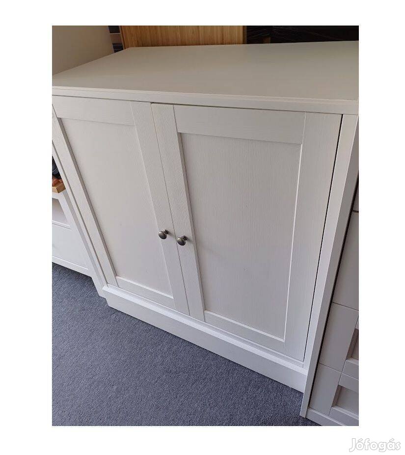 Ikea Havsta - Hemnes komód- fehérre pácolt fa