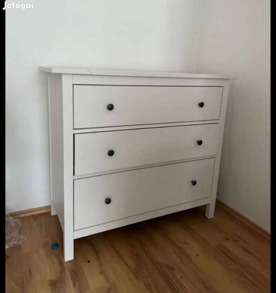 Ikea Hemnes 3 fiókos szekrény, komód újszerű 