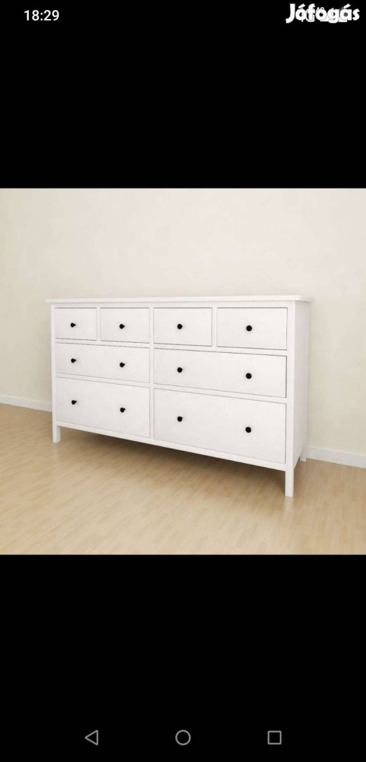 Ikea Hemnes 8 fiókos szekrény, komód 