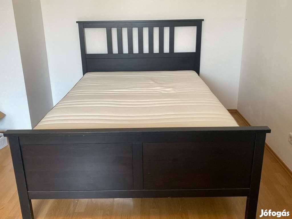 Ikea Hemnes franciaágy 140x200+ágyrács+matrac