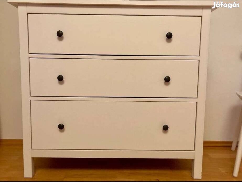 Ikea Hemnes komód 3 fiókos fehér 