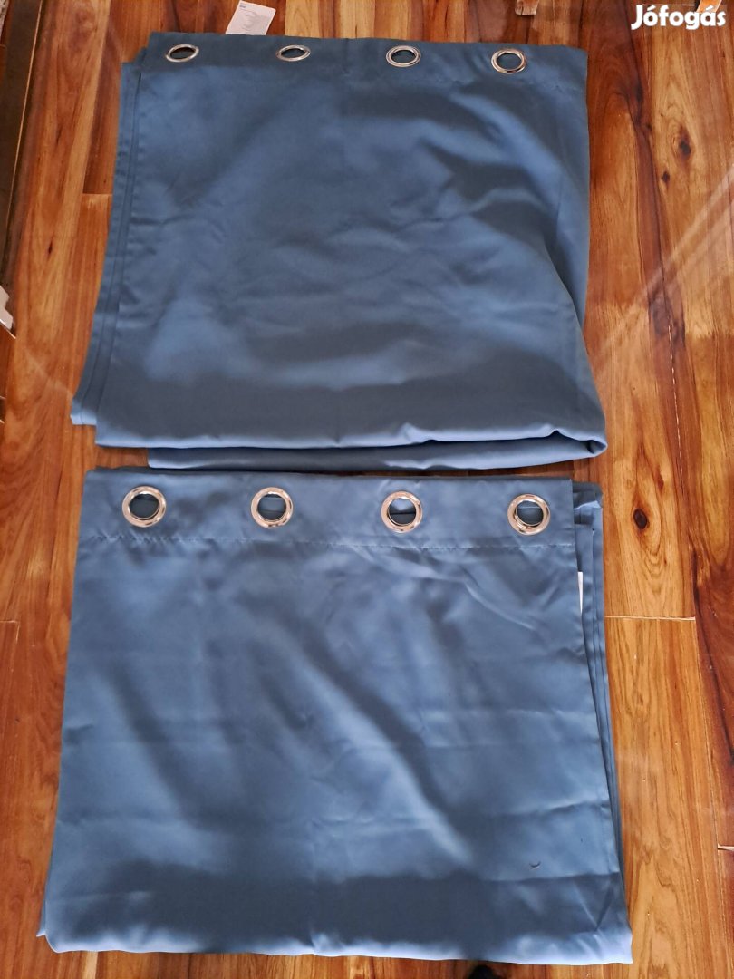 Ikea Hilleborg kék sötétítőfüggöny, 145x300cm, 2 darab,vadon