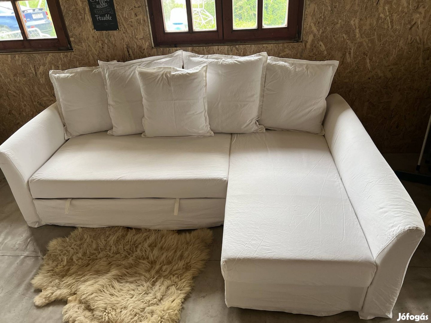 Ikea Holmsund kinyitható sarokkanapé 