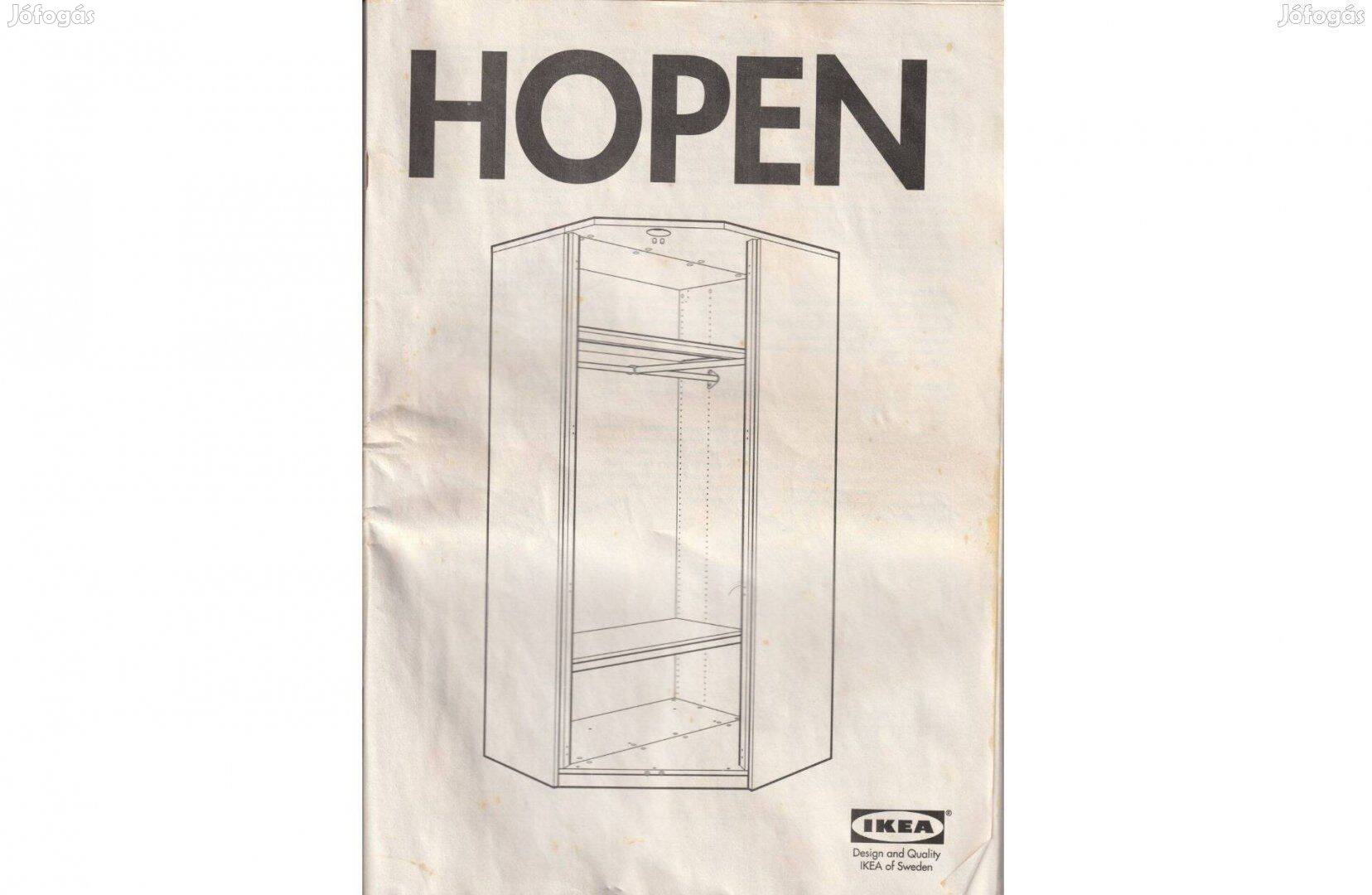 Ikea Hopen sarokszekrény tükrös ajtóval