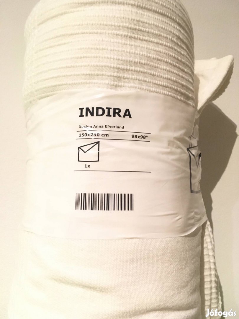 Ikea Indira hófehér ágytakaró 2 db