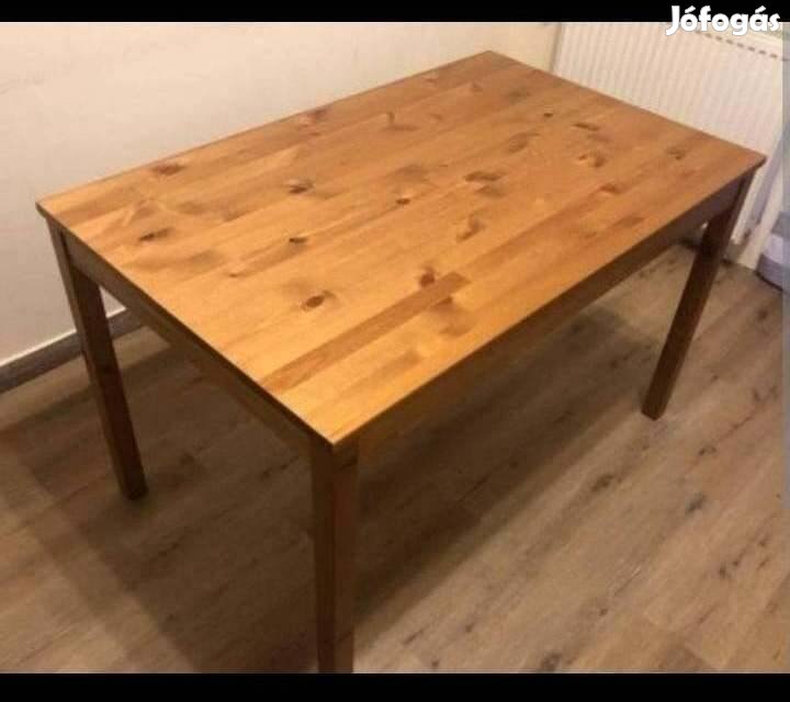 Ikea Jokkmokk tömörfa étkezőasztal leksvik antik pác színben