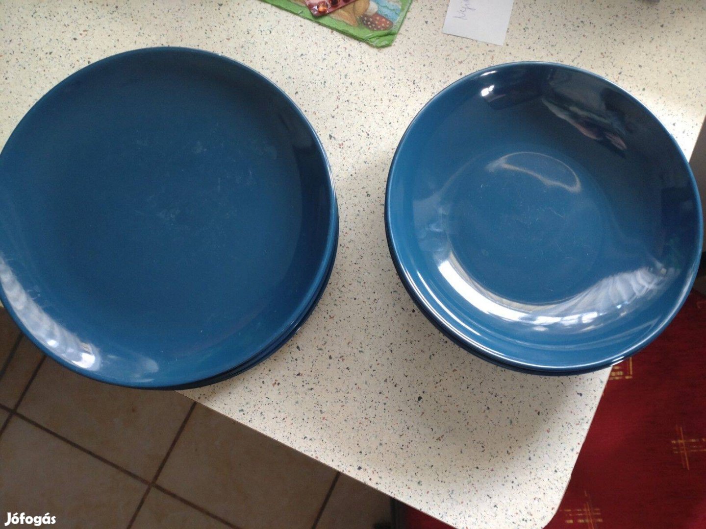 Ikea Kék színű tányérok 8 db