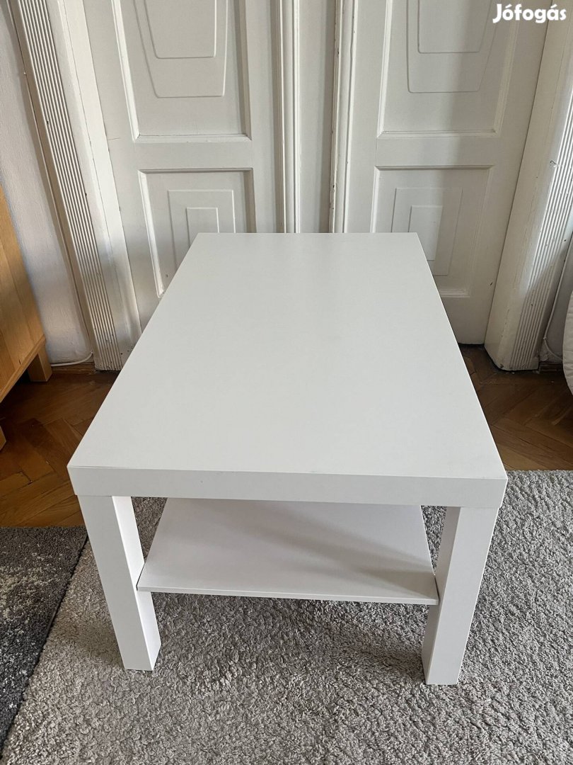 Ikea Lack asztal 55x90 cm fehér dohányzóasztal